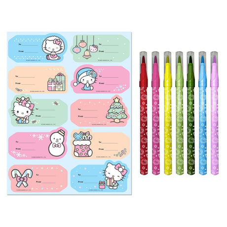Kaleidoscope Colouring Kit - Hello Kitty Christmas - Funky Gifts NZ