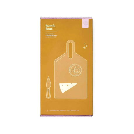 The Garth Cheese Board and Knife Set - Funky Gifts NZ