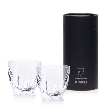 Highland Whisky Glass Set - Funky Gifts NZ