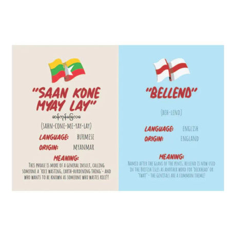 How To Swear in 96 Languages Gift Book - Funky Gifts NZ