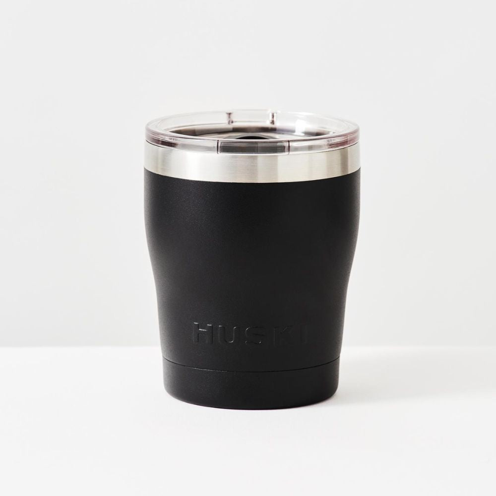 Huski Short Tumbler 2.0 - Black - Funky Gifts NZ