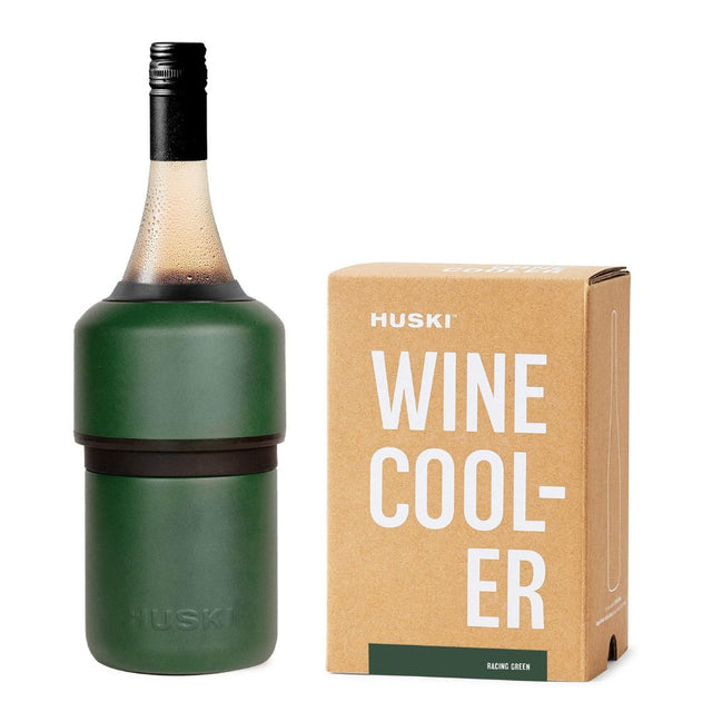 Huski Wine Cooler - Racing Green - Funky Gifts NZ