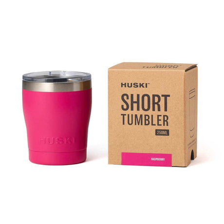 Huski Short Tumbler 2.0 --Sorbet Raspberry - Funky Gifts NZ
