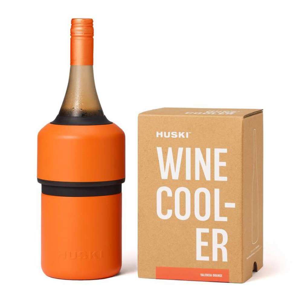 Huski Wine Cooler - Orange - Funky Gifts NZ