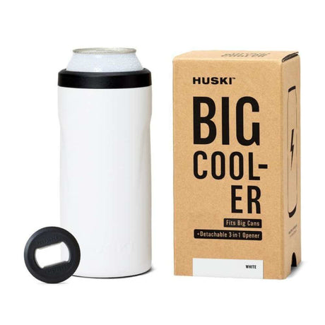 Huski Big Can Cooler - White - Funky Gifts NZ