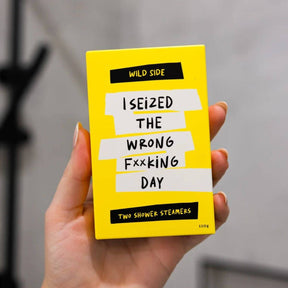 I Seized The Wrong Fucking Day - 2pk Shower Steamer - Funky Gifts NZ