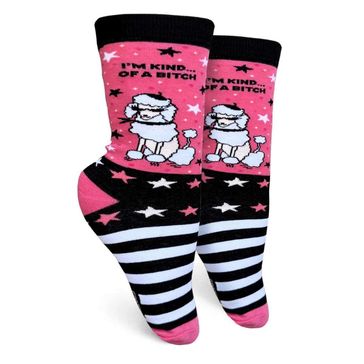 I_m_Kind..._Of_A_Bitch_Womens_Crew_Socks_Groovy_Things.jpg