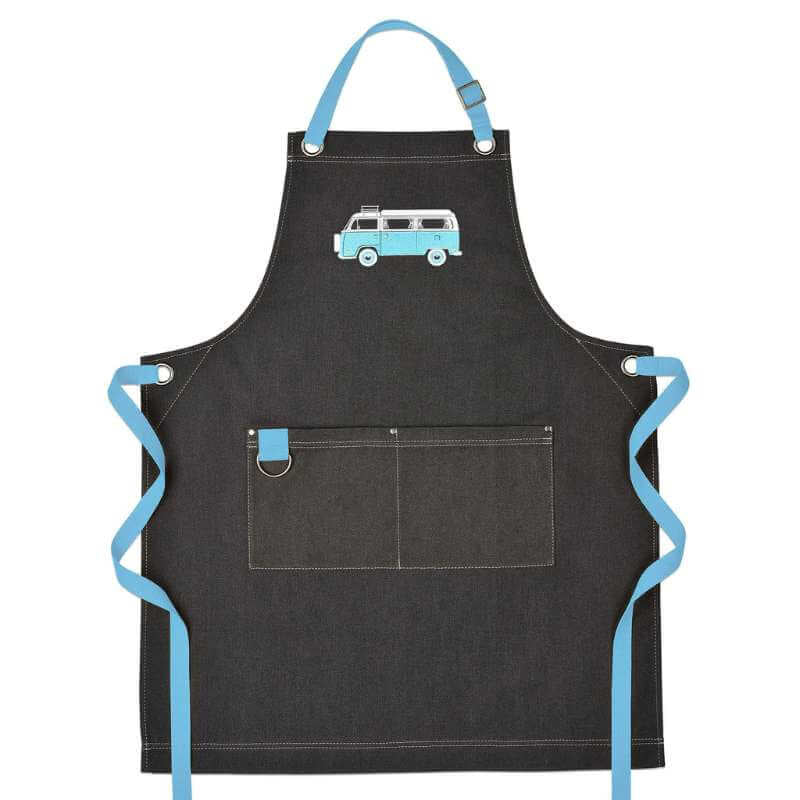 Iconic Kombi Embroidered Apron - Funky Gifts NZ