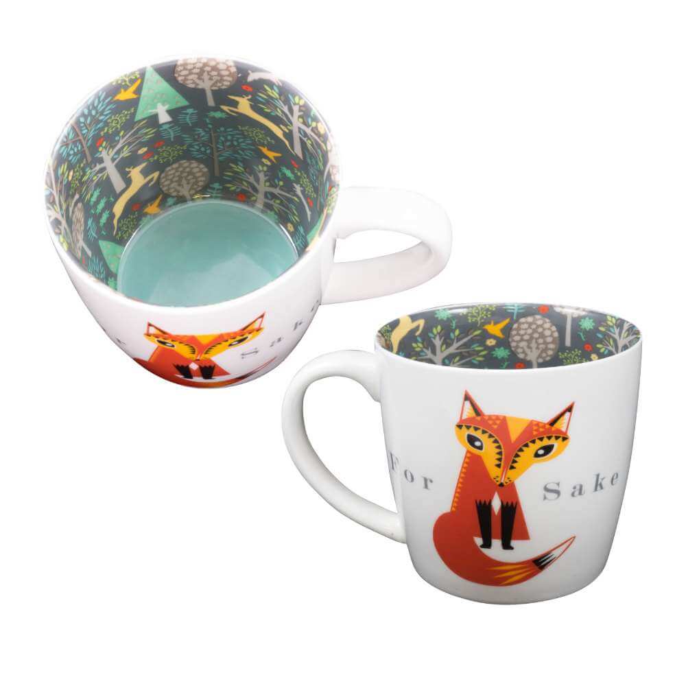 Inside Out Mug - Fox Sake - Funky Gifts NZ