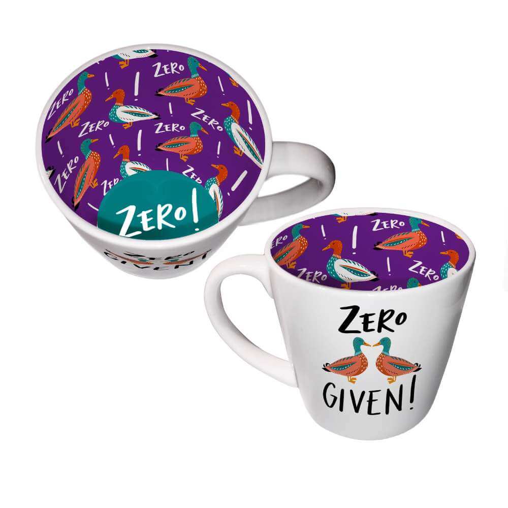 Inside Out Mug - Zero Ducks - Funky Gifts NZ