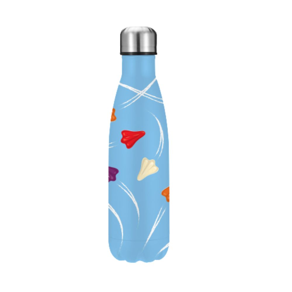 Jet Planes Water Bottle 500ml - Funky Gifts NZ