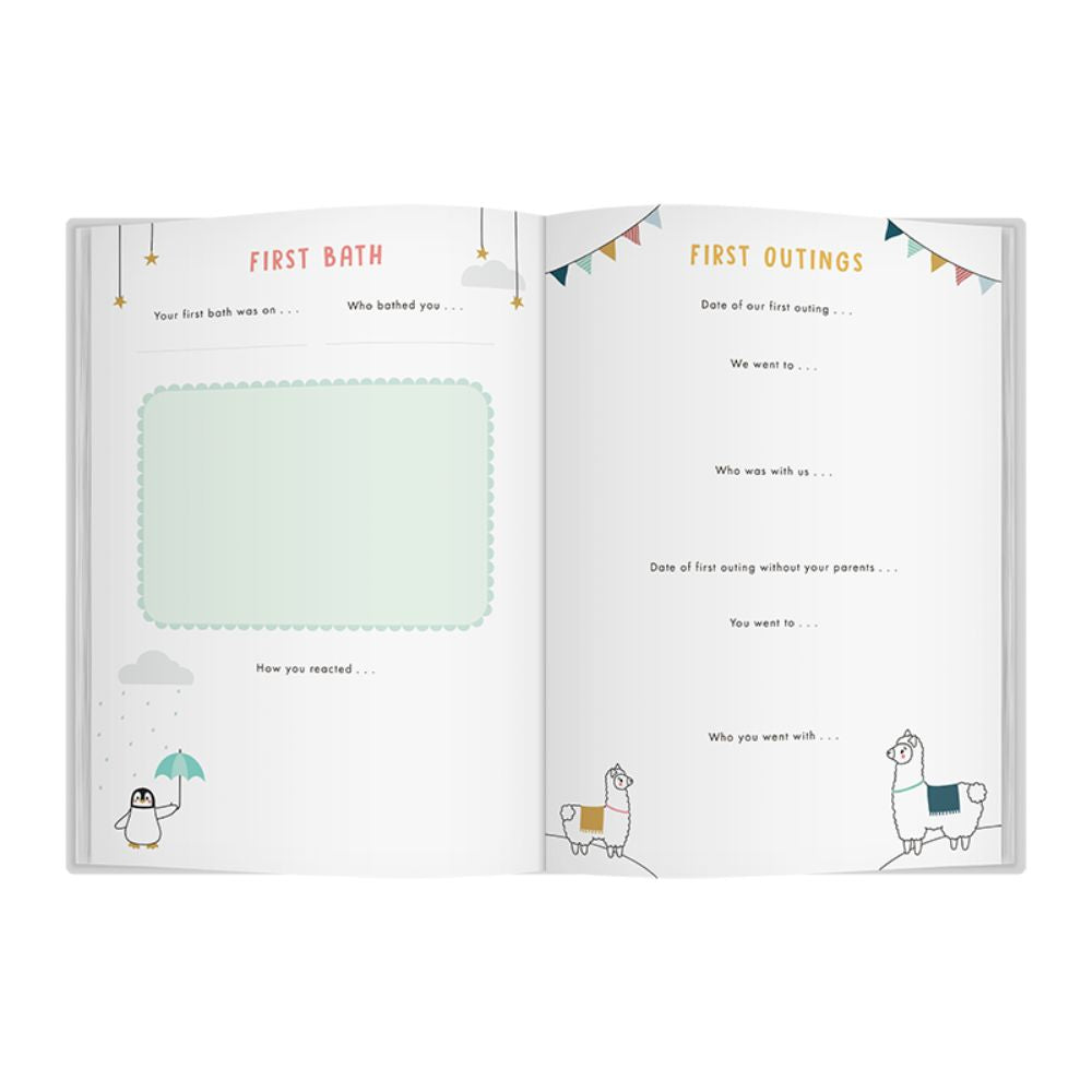 Keepsake Journal - Bump To Birthday - Funky Gifts NZ
