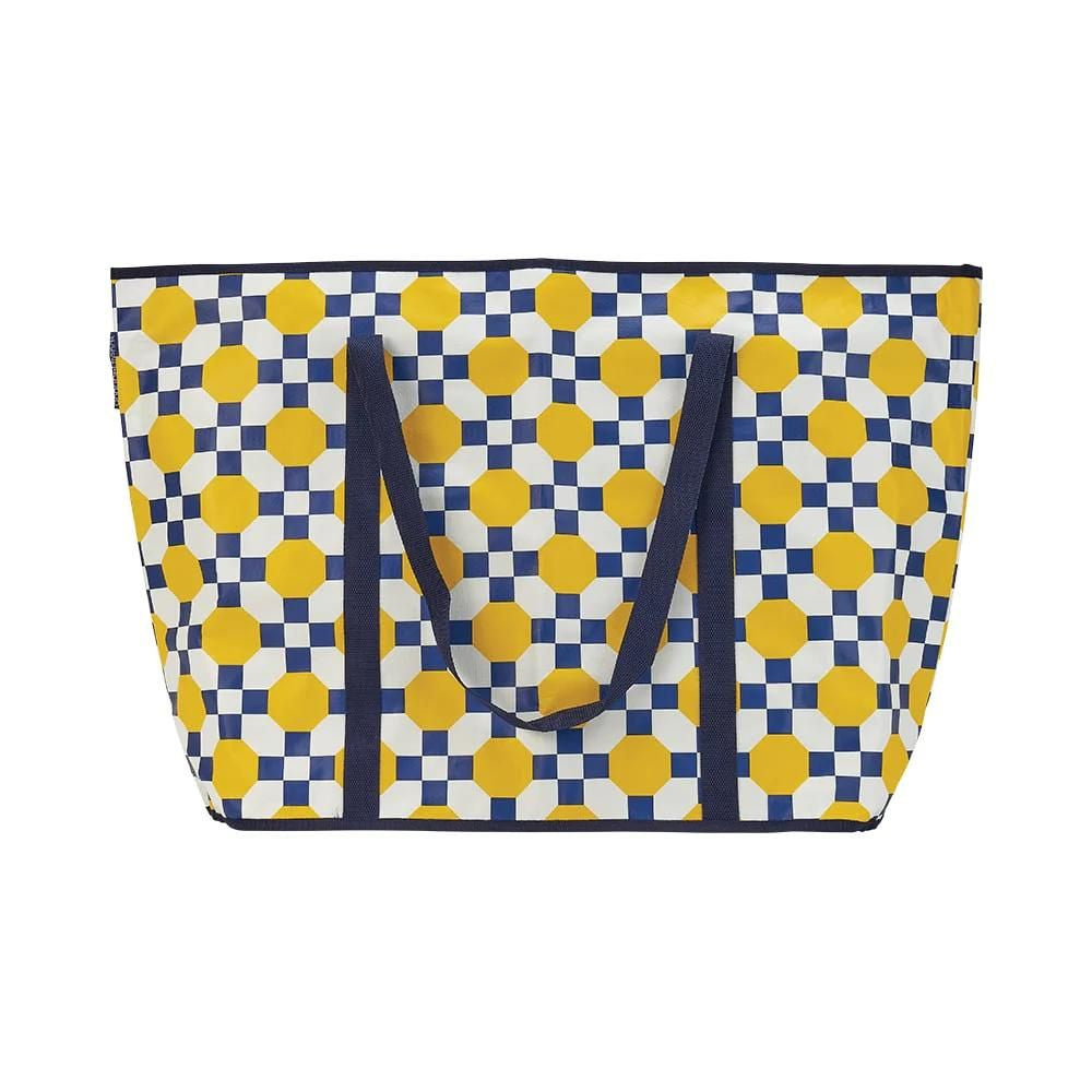Jumbo Beach Bag - Retro Tile - Funky Gifts NZ
