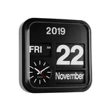 Karlsson Wall Clock Big Flip Clock - Black - Funky Gifts NZ