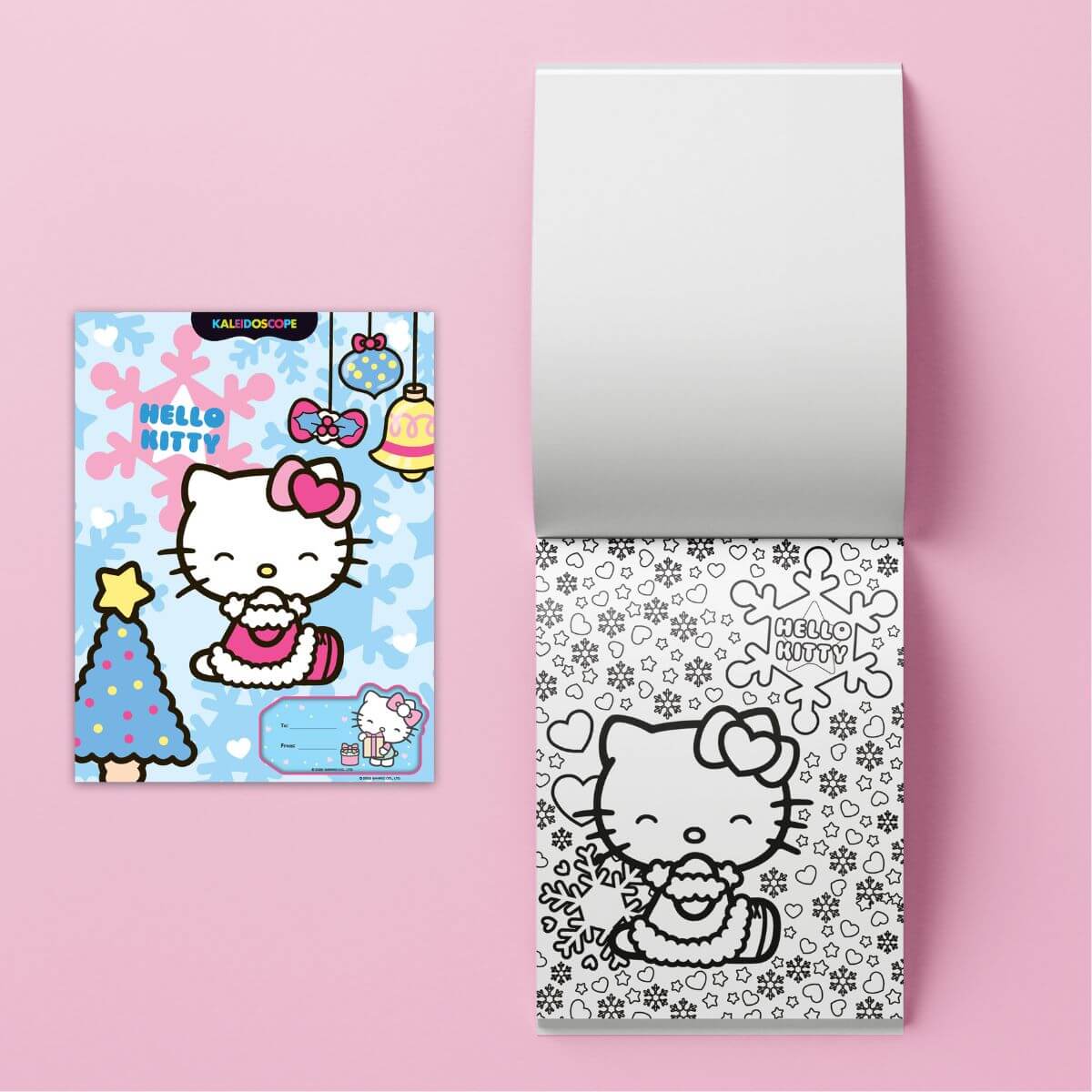 Kaleidoscope Colouring Kit - Hello Kitty Christmas - Funky Gifts NZ