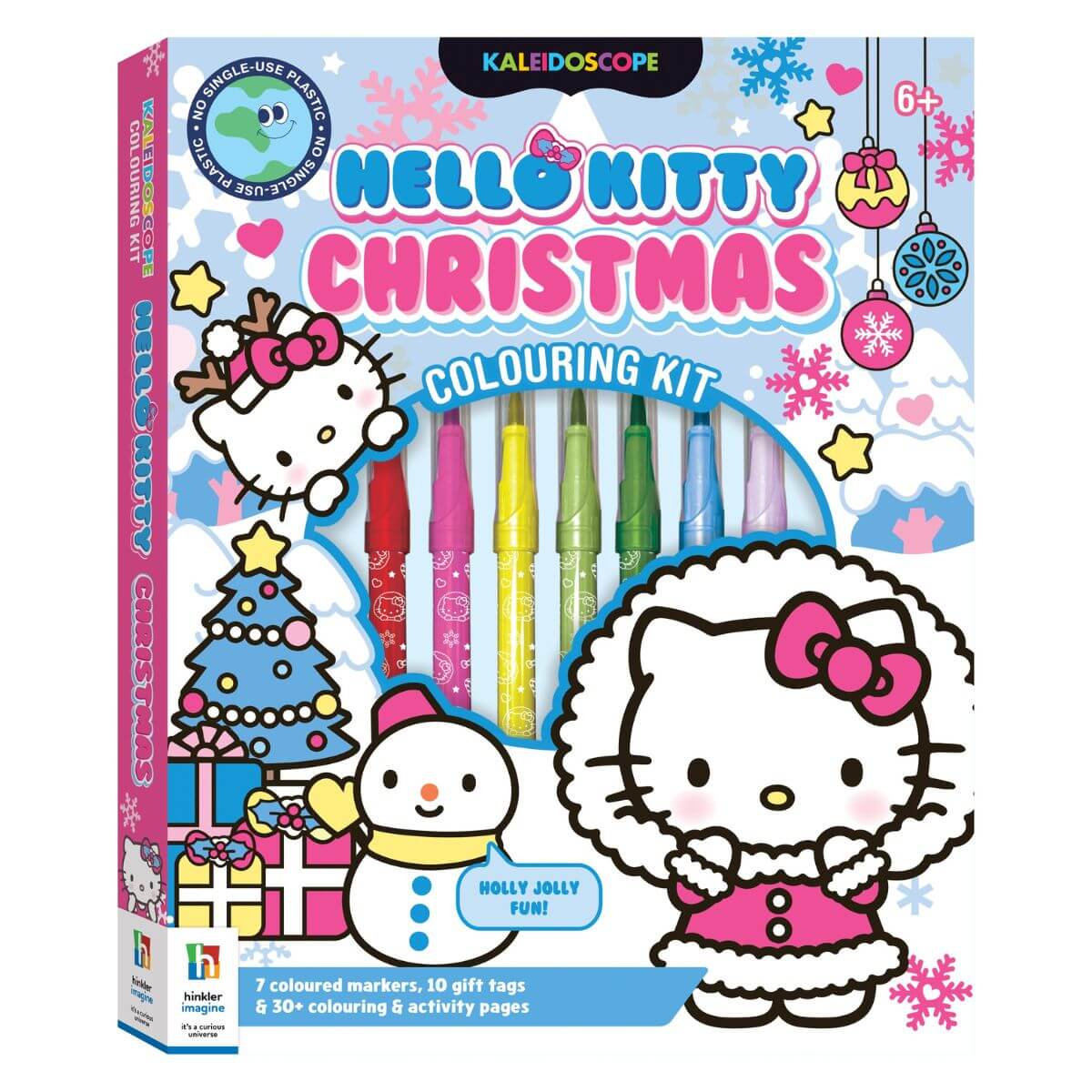 Kaleidoscope Colouring Kit - Hello Kitty Christmas - Funky Gifts NZ