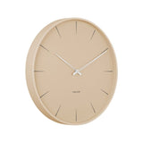 Karlsson Wall Clock Lure - Sand Brown - Funky Gifts NZ