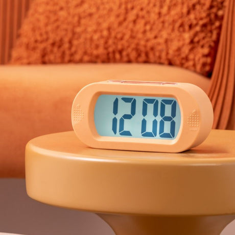 Karlsson Alarm Clock Gummy - Soft Orange - Funky Gifts NZ