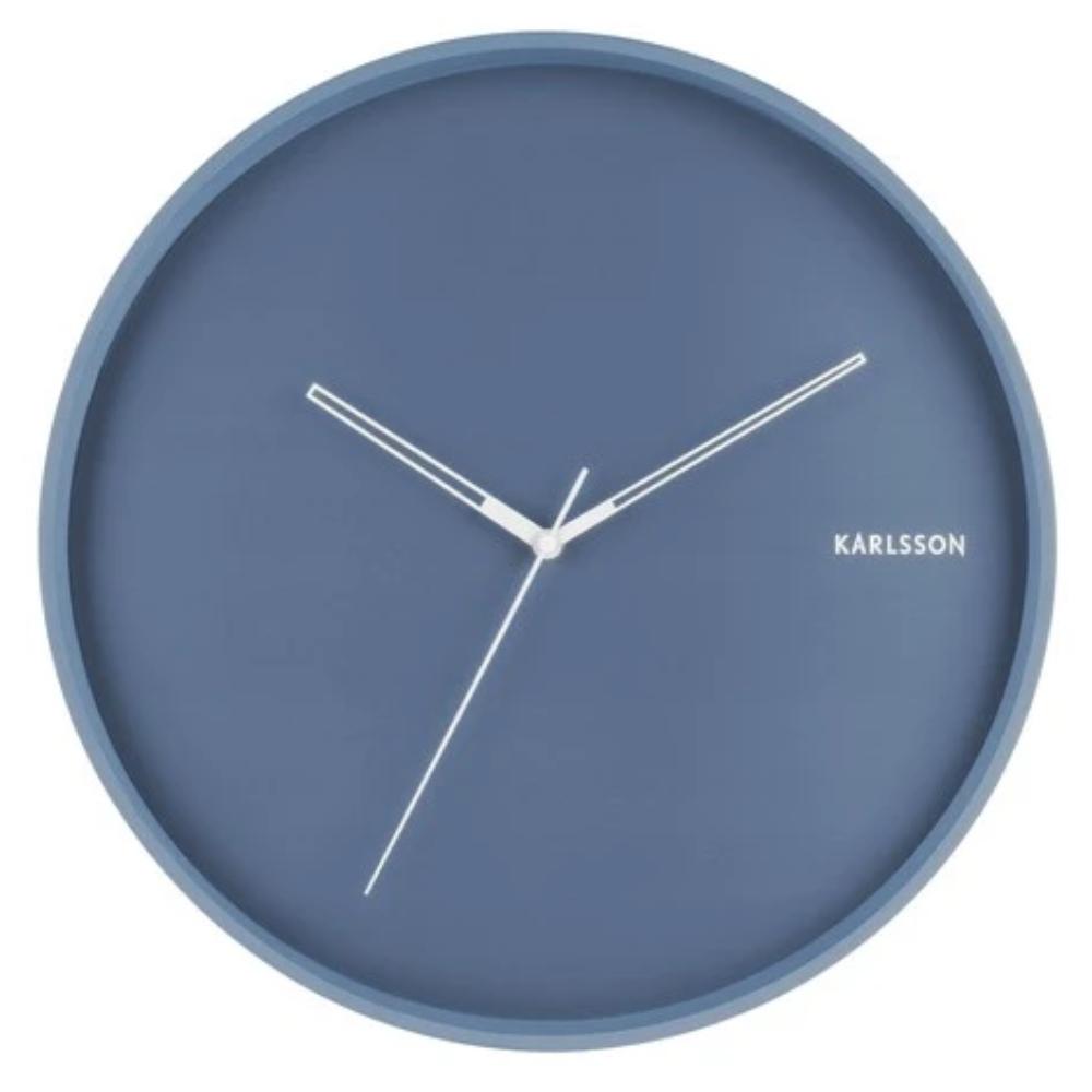 Karlsson Wall Clock Hue - Blue - Funky Gifts NZ