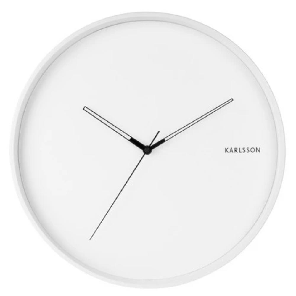 Karlsson Wall Clock Hue - White - Funky Gifts NZ