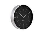 Karlsson Wall Clock Normann Numbers Small - Black - Funky Gifts NZ