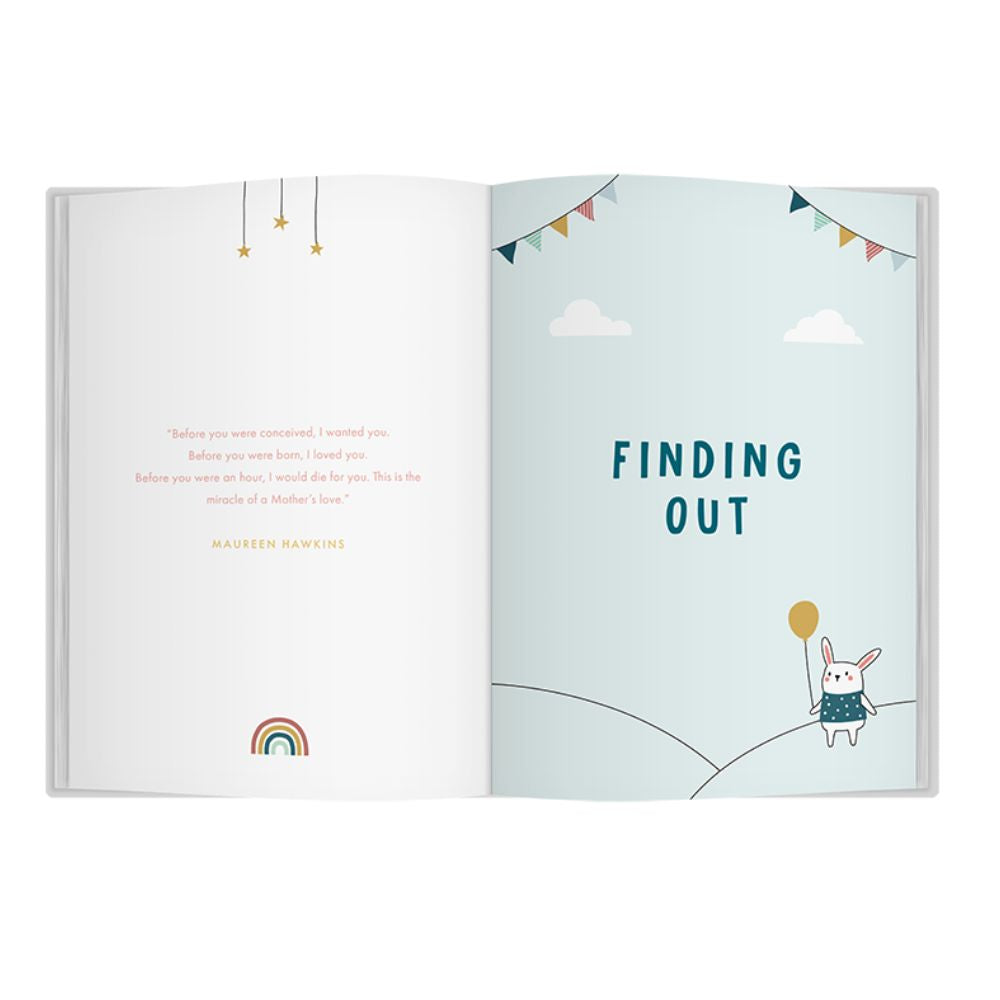 Keepsake Journal - Bump To Birthday - Funky Gifts NZ