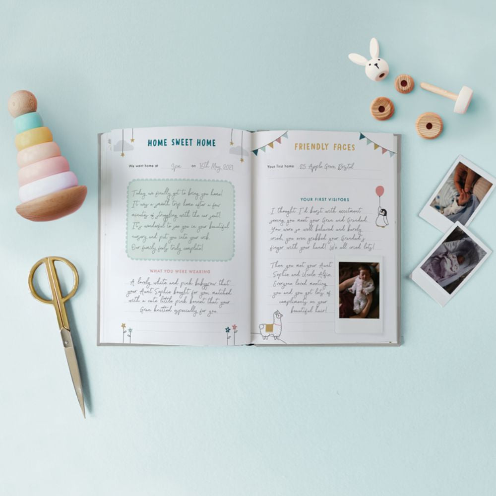 Keepsake Journal - Bump To Birthday - Funky Gifts NZ