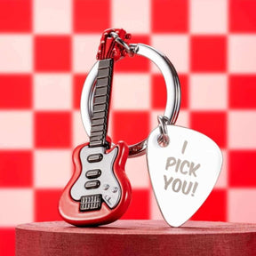 Electric Guitar Keychain - Funky Gifts NZ