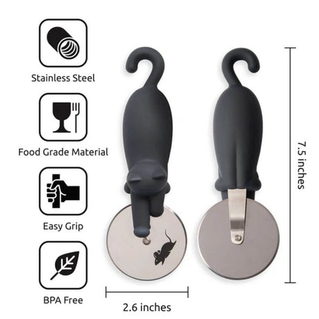 Kitty-Cut Pizza Cutter - Funky Gifts NZ