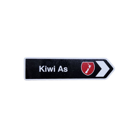 Road Sign Magnet - Kiwi As Black - Funky Gifts NZ