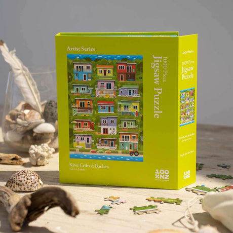 Kiwi Cribs & Baches Puzzle - Funky Gifts NZ