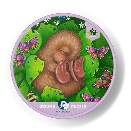 Kiwi Dreams 100 Piece Round Puzzle - Funky Gifts NZ