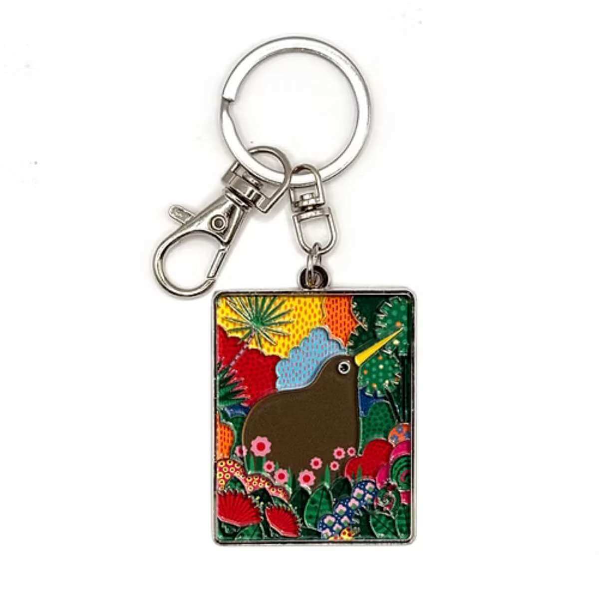 DBL Key Ring - Kiwi Woodland - Funky Gifts NZ