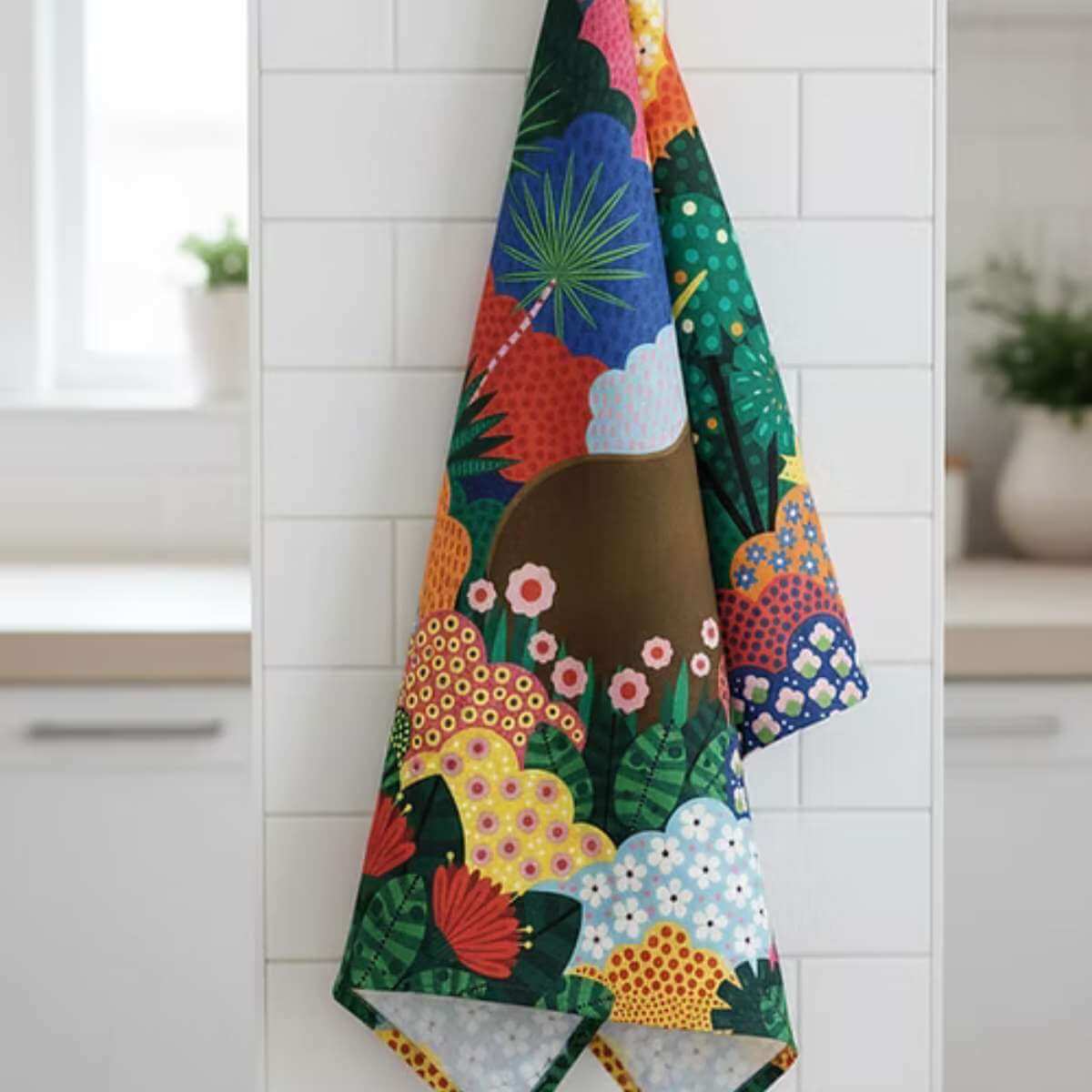 DBL Tea Towel - Kiwi Woodland - Funky Gifts NZ