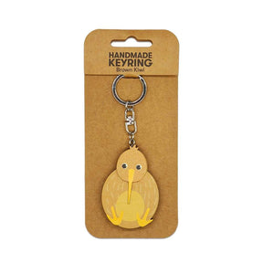 Kiwiana Wooden Keyring - Funky Gifts NZ