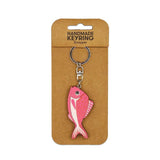 Kiwiana Wooden Keyring - Funky Gifts NZ