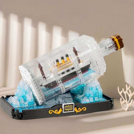 Koco Bricks - Drift Bottle Collection - Titanic - Funky Gifts NZ