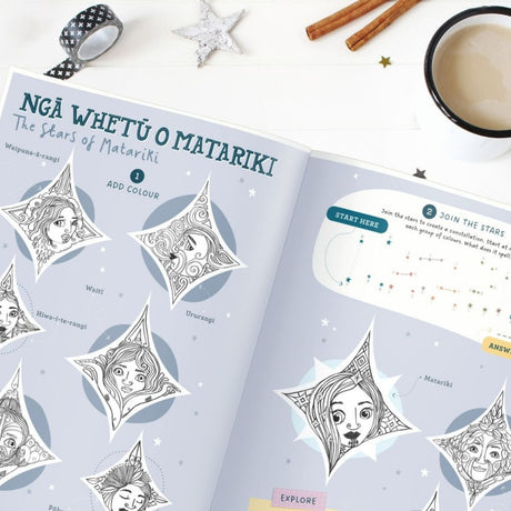 Kuwi & Friends He Puka Ngohe - Activity Book - Funky Gifts NZ