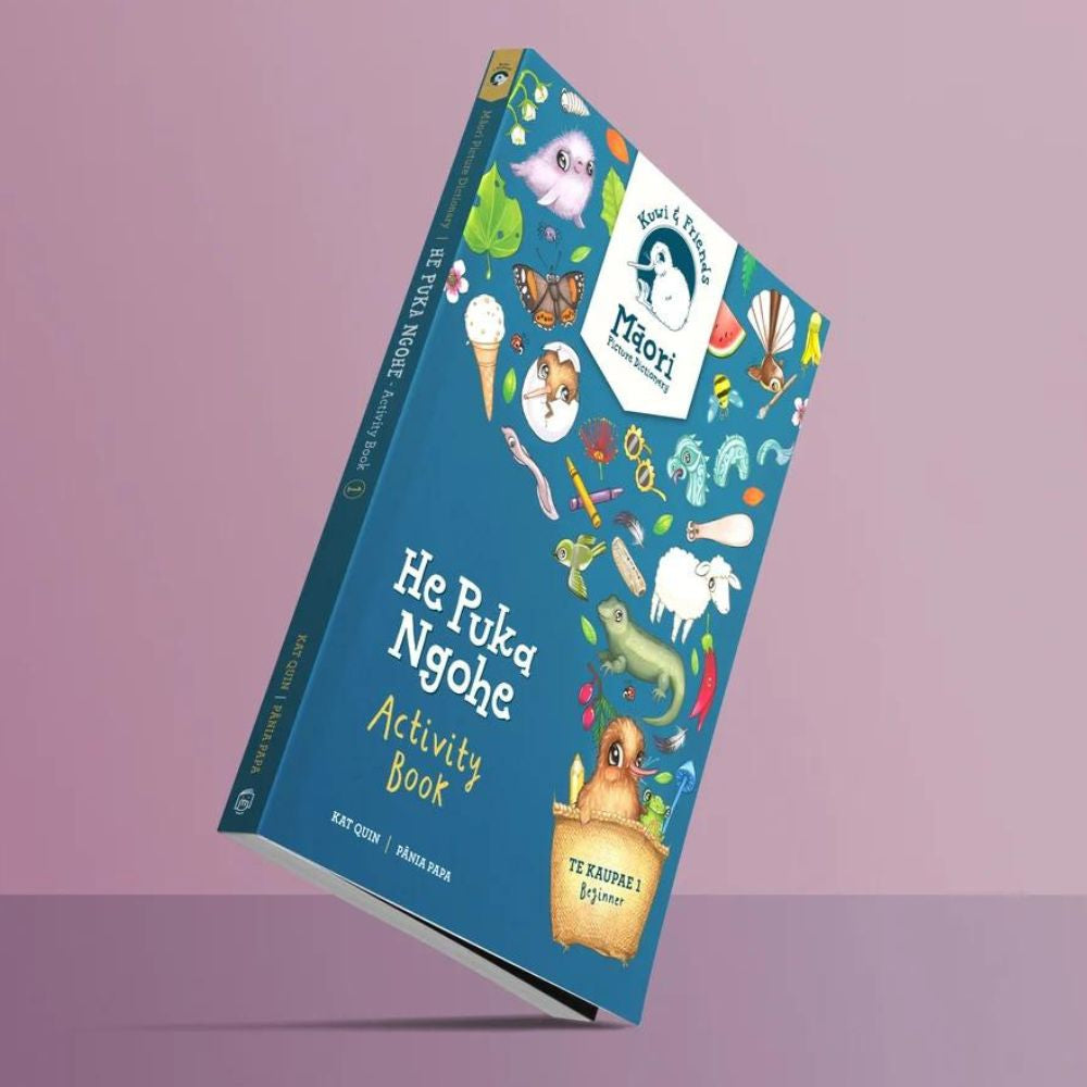 Kuwi & Friends He Puka Ngohe - Activity Book - Funky Gifts NZ