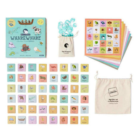 Wharewhare - Māori / English Bilingual Bingo - Funky Gifts NZ