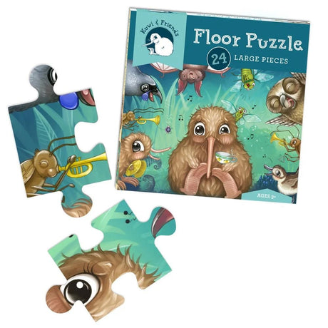 Kuwi's Rowdy Crowd Floor Puzzle - Funky Gifts NZ