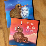 Kuwi the Kiwi Bundle #1 - Kuwi's First Egg + Kuwi's Huhu Hunt - Funky Gifts NZ