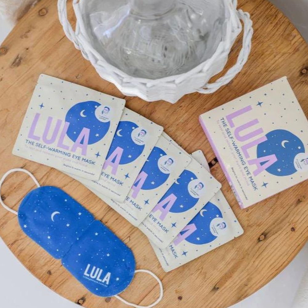 LULA Self Warming Eye Masks - Lavender Scented - Funky Gifts NZ