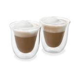 La Cafetière Double Walled Glass Cappuccino Cups - 200ml - Funky Gifts NZ