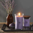Large WoodWick Scented Soy Candle - Lavender Spa - Funky Gifts NZ
