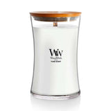 Large WoodWick Scented Soy Candle - Island Coconut - Funky Gifts NZ