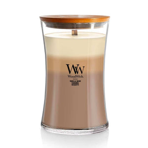 Large WoodWick Scented Soy Candle - Cafe Sweets - Funky Gifts NZ