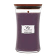 Large WoodWick Scented Soy Candle - Amethyst & Amber - Funky Gifts NZ