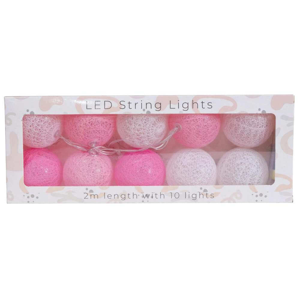 LED String Lights - Pink - Funky Gifts NZ