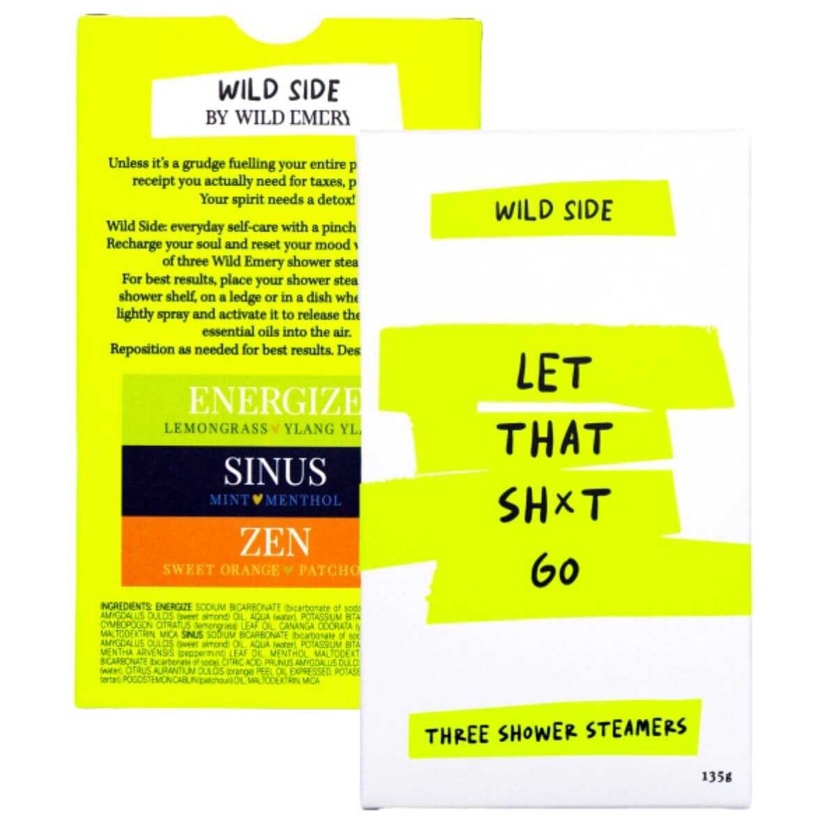 Let That Shit Go - Shower Steamer 3pk - Funky Gifts NZ